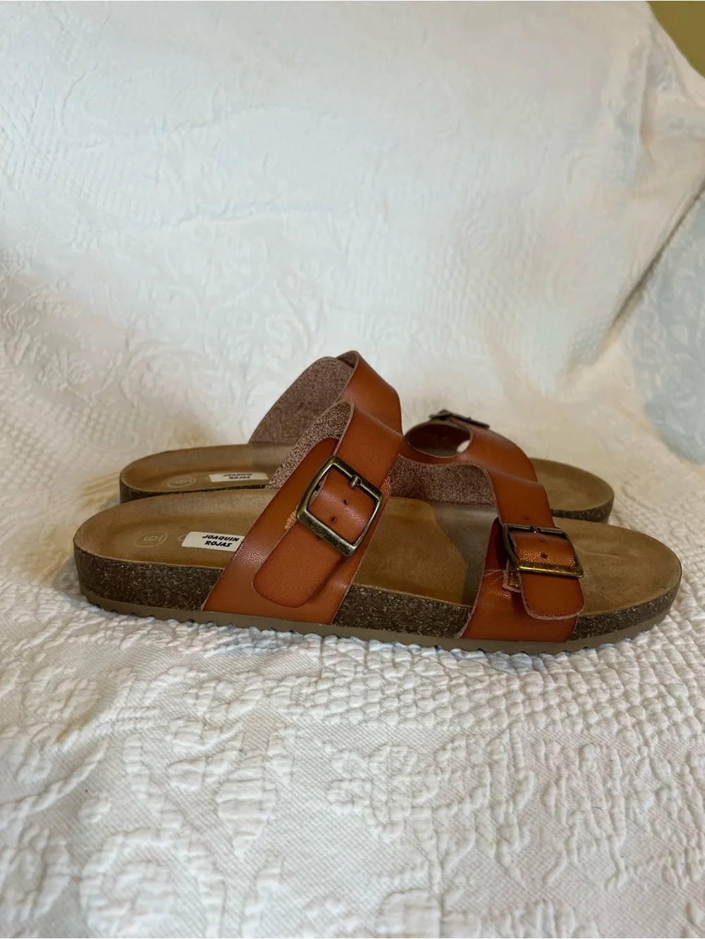 💙 NWOT Cat & Jack Drew Slip-On Footbed Sandals Girls Size 6 = Women’s 8